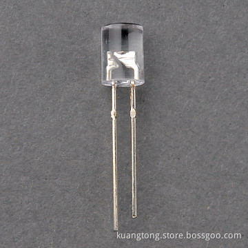 5mm flat emitting yellow led diode